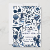  Laatste toast kust Bachelorette Weekend Kaart (Voorkant)