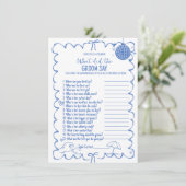 Laatste Toast Op bruidegom trivia vrijgezellenfees Aankondiging (Staand voorkant)