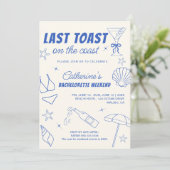 Laatste toast op de Bachelorette aan de kust Kaart (Staand voorkant)