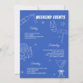 Laatste toast op de Bachelorette aan de kust Kaart (Achterkant)