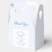 Laatste toast op de Coast Bachelorette Bedankdoosjes (Geopend)