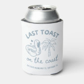 Laatste toast op de Coast Bachelorette Koelbox Blikjeskoeler (Blikje Achterkant)