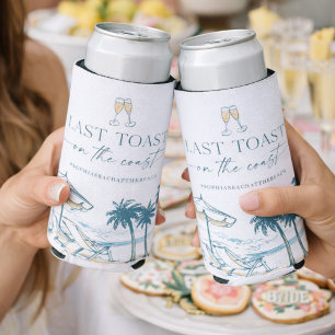 Laatste toast op de Coast Bachelorette Koelbox Seltzer Blikjeskoeler