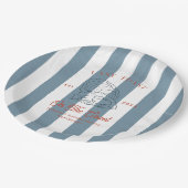 Laatste Toast op de Coast Bachelorette Papieren Bordje (Gekanteld)