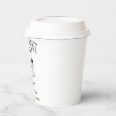 Laatste Toast op de Coast Bachelorette Party Papieren Bekers (Links)