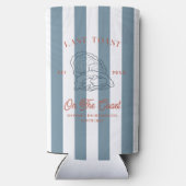 Laatste Toast op de Coast Bachelorette Seltzer Blikjeskoeler (Achterkant)