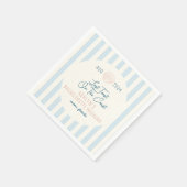 Laatste toast op de Coast Bachelorette servetten (Hoek)