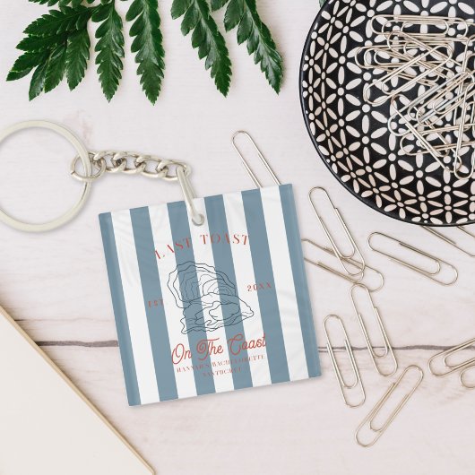 Laatste Toast op de Coast Bachelorette Sleutelhanger