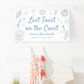 Laatste Toast op de Coast Bachelorette Spandoek (Insitu)