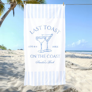 Laatste Toast op de Coast Bachelorette Strandlaken