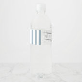 Laatste Toast op de Coast Bachelorette Waterfles Etiket (Achterkant)