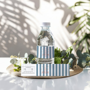 Laatste Toast op de Coast Bachelorette Waterfles Etiket