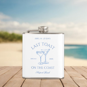 Laatste toast op de Coast Bachelorette Weekend Heupfles