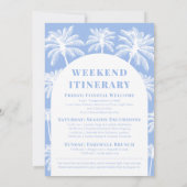 Laatste toast op de Coast Bachelorette Weekend Kaart (Achterkant)