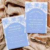 Laatste toast op de Coast Bachelorette Weekend Kaart