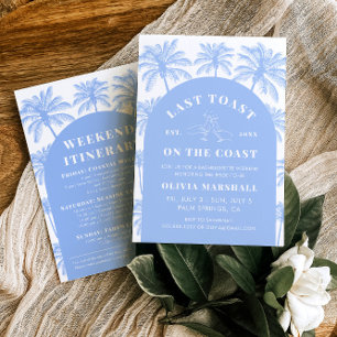 Laatste toast op de Coast Bachelorette Weekend Kaart