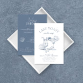 Laatste toast op de Coast Bachelorette Weekend Kaart