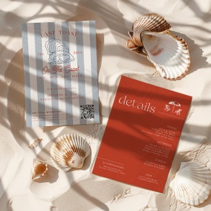 Laatste Toast op de Coast Bachelorette Weekend Kaart