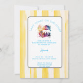 Laatste toast op de Coast Bachelorette Weekend Kaart (Voorkant)