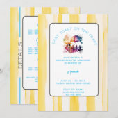 Laatste toast op de Coast Bachelorette Weekend Kaart (Voorkant / Achterkant)