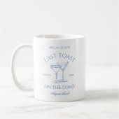 Laatste toast op de Coast Bachelorette Weekend Koffiemok (Links)