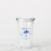 Laatste Toast op de Coast Bachelorette Weekend Par Acryl Drinkbeker (Voorkant)