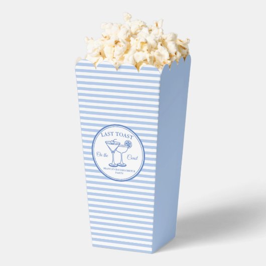 Laatste Toast op de Coast Bachelorette Weekend Par Bedankdoosjes (Popped)