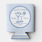 Laatste Toast op de Coast Bachelorette Weekend Par Blikjeskoeler (Achterkant)