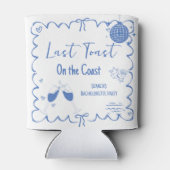 Laatste Toast op de Coast Bachelorette Weekend Par Blikjeskoeler (Achterkant)