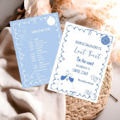 Laatste Toast op de Coast Bachelorette Weekend Par Kaart