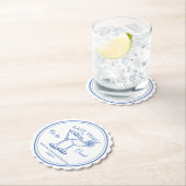 Laatste Toast op de Coast Bachelorette Weekend Par Kartonnen Onderzetters (Insitu)