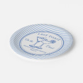 Laatste Toast op de Coast Bachelorette Weekend Par Papieren Bordje (Gekanteld)