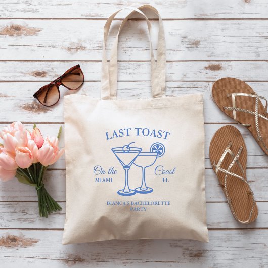 Laatste Toast op de Coast Bachelorette Weekend Par Tote Bag
