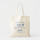 Laatste Toast op de Coast Bachelorette Weekend Par Tote Bag (Voorkant)