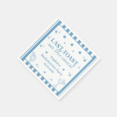 Laatste toast op de Coast Bachelorette Weekend Servet (Hoek)