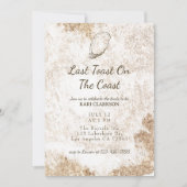 Laatste toast op de Coast Beach Bachelorette Kaart (Voorkant)