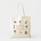 Laatste toast op de Coast Beach Bachelorette Tote Bag (Voorkant)