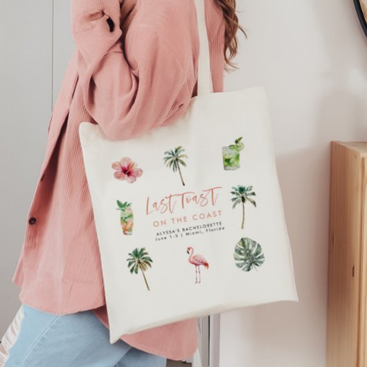 Laatste toast op de Coast Beach Bachelorette Tote Bag