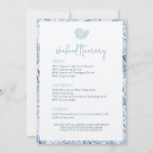 Laatste Toast op de Coast Beach Bachelorette Weeke Kaart (Achterkant)