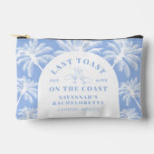 Laatste Toast op de Coast Beach Blue Bachelorette Etui (Voorkant)