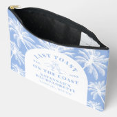 Laatste Toast op de Coast Beach Blue Bachelorette Etui (Open)