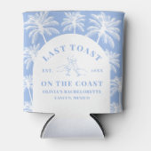 Laatste toast op de Coast Beach Coastal Bacheloret Blikjeskoeler (Voorkant)