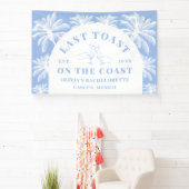 Laatste toast op de Coast Beach Coastal Bacheloret Spandoek (Insitu)