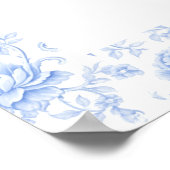 Laatste Toast op de Coast Beach Floral Bachelorett Poster (Hoek)