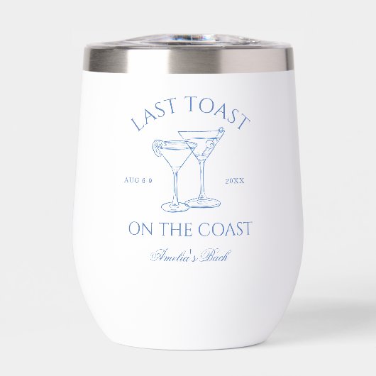 Laatste Toast op de Coast Blue Bachelorette (Voorkant)