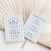 Laatste toast op de Coast Blue Bachelorette Weeken Kaart