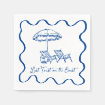 Laatste Toast op de Coast Cocktail servet