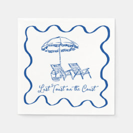 Laatste Toast op de Coast Cocktail servet