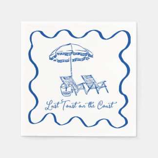 Laatste Toast op de Coast Cocktail servet