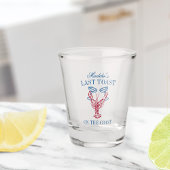 Laatste toast op de Coast Lobster Bachelorette Par Shot Glas